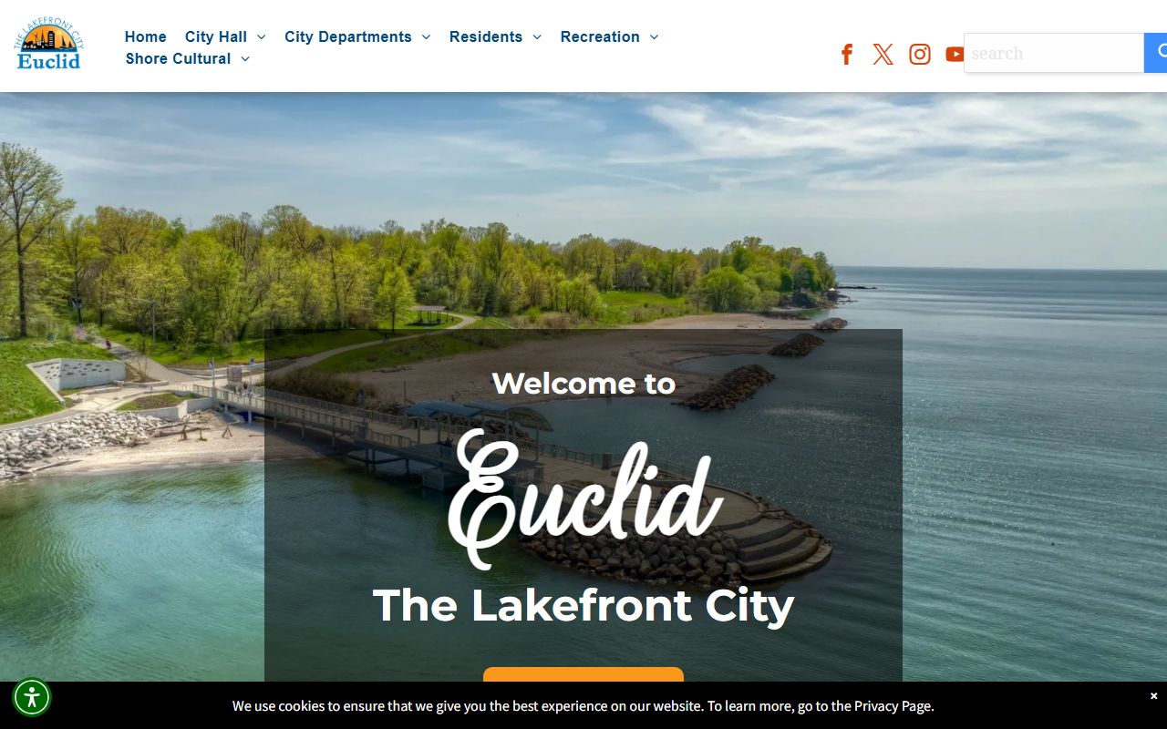 Euclid Ohio property tax records through MyPlace portal