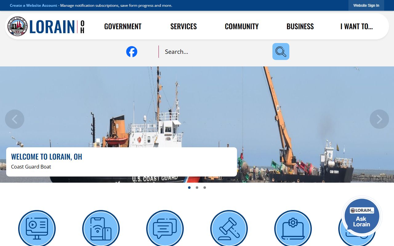 Lorain Ohio property tax records search portal