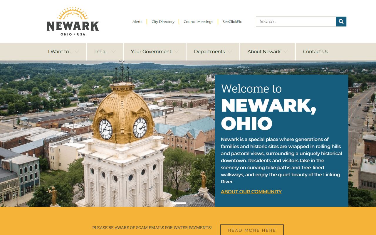 Newark Ohio property tax records from Licking County