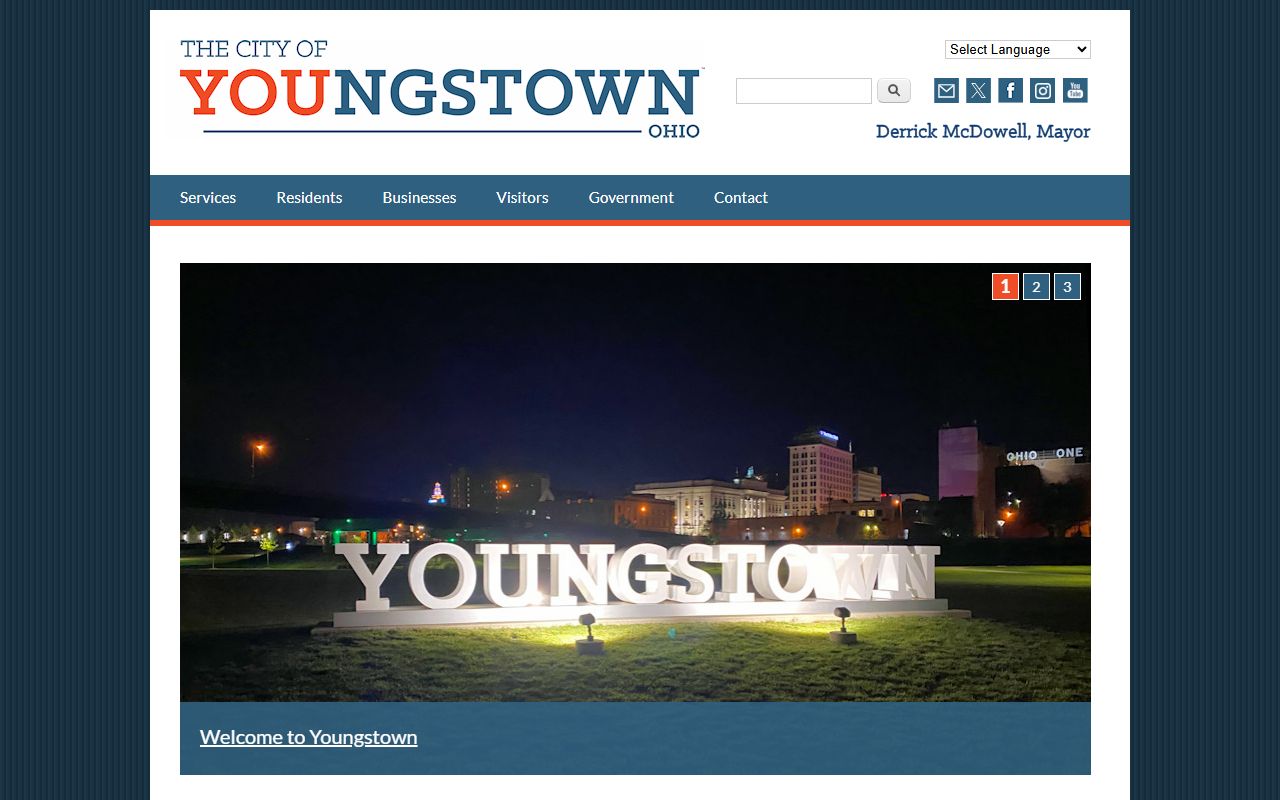 Youngstown Ohio property tax records from Mahoning County