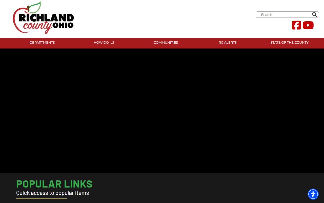 Richland County Auditor property tax records search portal
